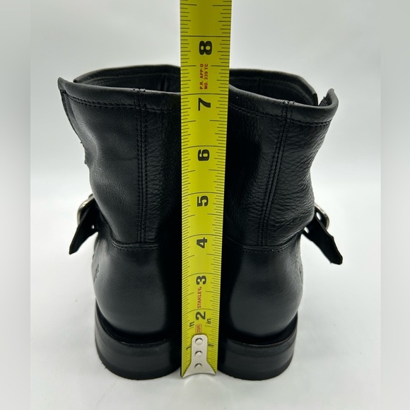 Frye Veronica Bootie Black Leather Ankle Boots Women’s Size 6.5 New With Box - Picture 7 of 9